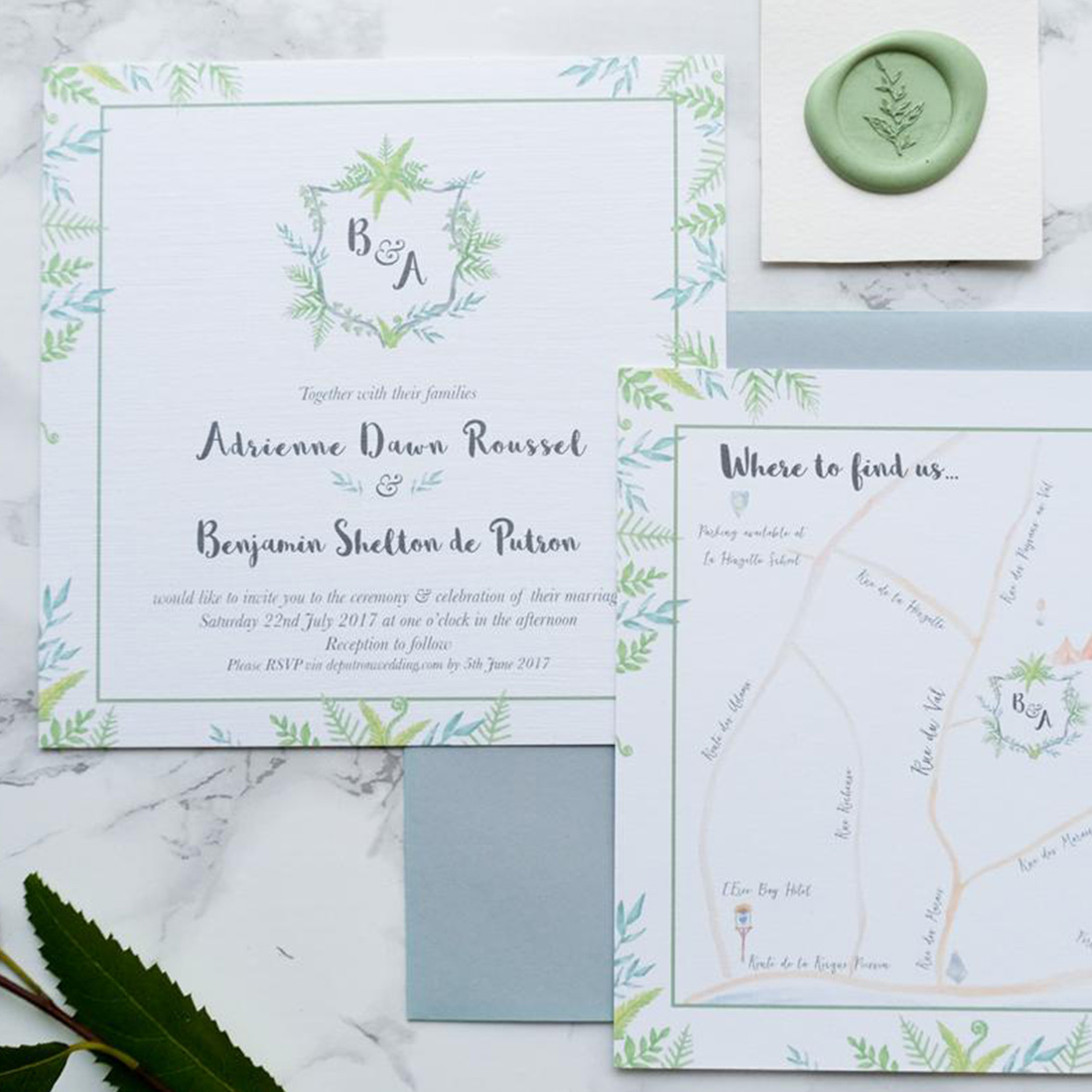 Wedding Branding and Invitations